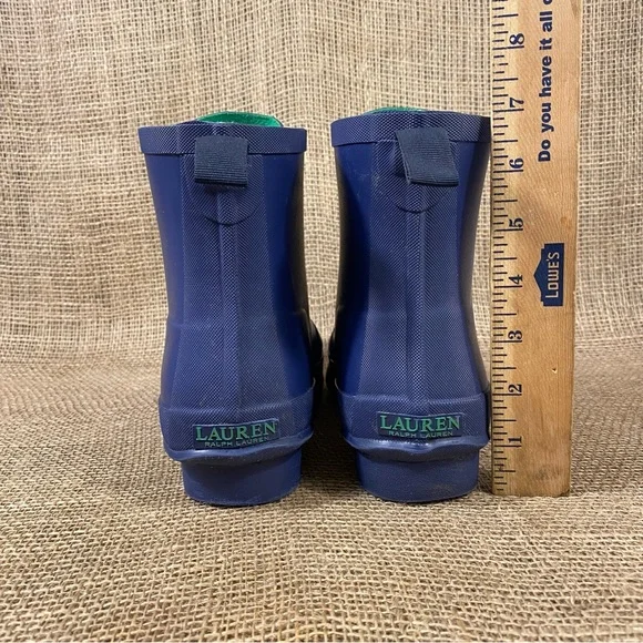 🛑SOLD🛑Ralph Lauren Rain Duck Boots Mikenna  Blue Green Waterproof Size 11 M - Picture 8 of 10